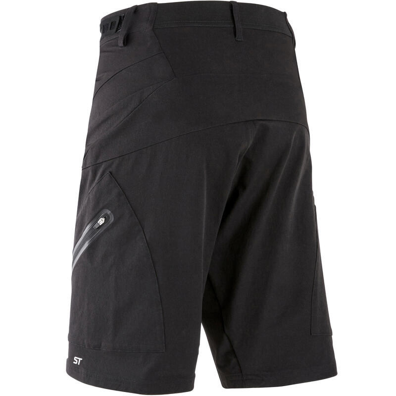 Radsport kurze Radhose MTB Short – Expl 700 schwarz 