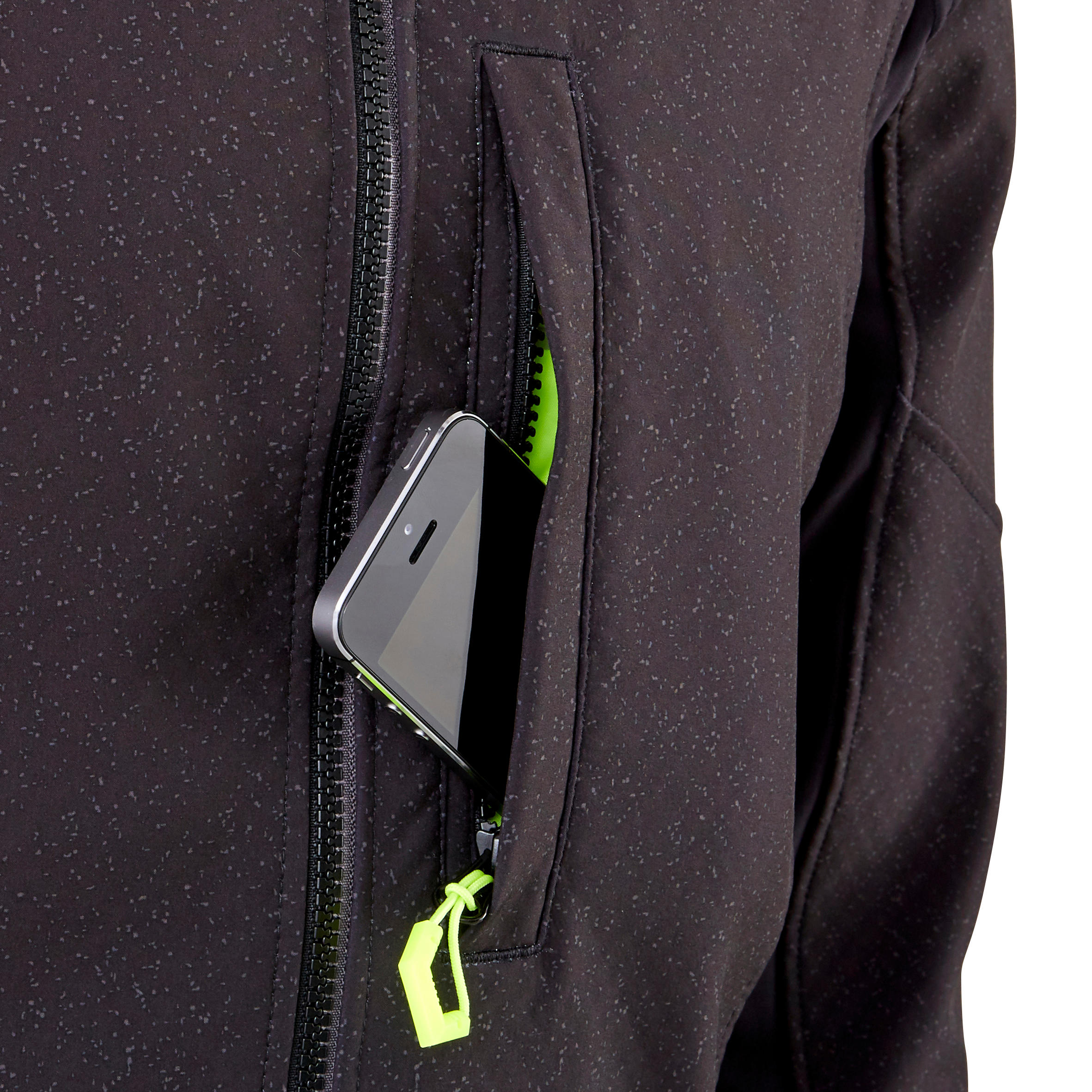 ST500 Winter Softshell MTB Cycling Jacket - Black/Yellow 5/15