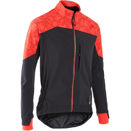 Чоловіча куртка ST 500 для маунтинбайкінгу - Червона/Чорна