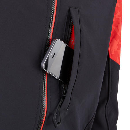 Чоловіча куртка ST 500 для маунтинбайкінгу - Червона/Чорна