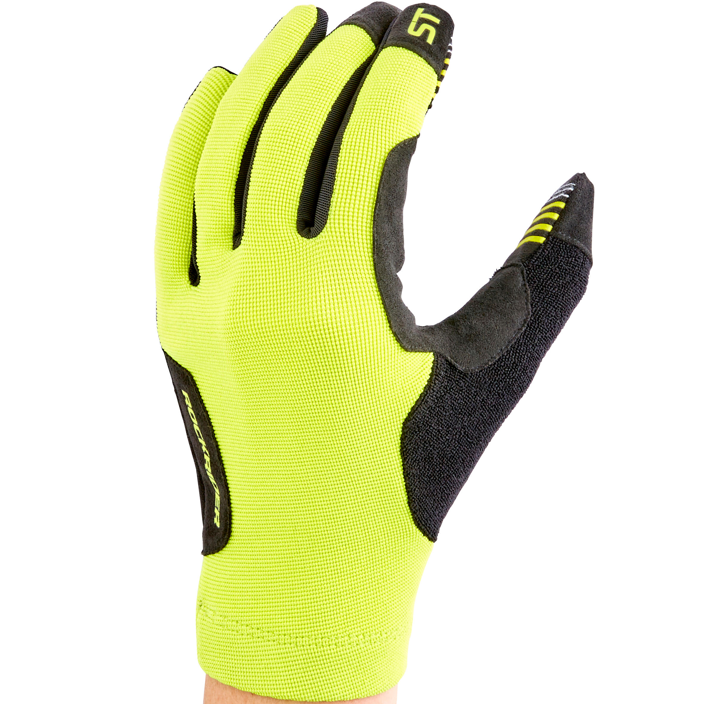ROCKRIDER Mountain Bike Gloves ST 100 - Yellow