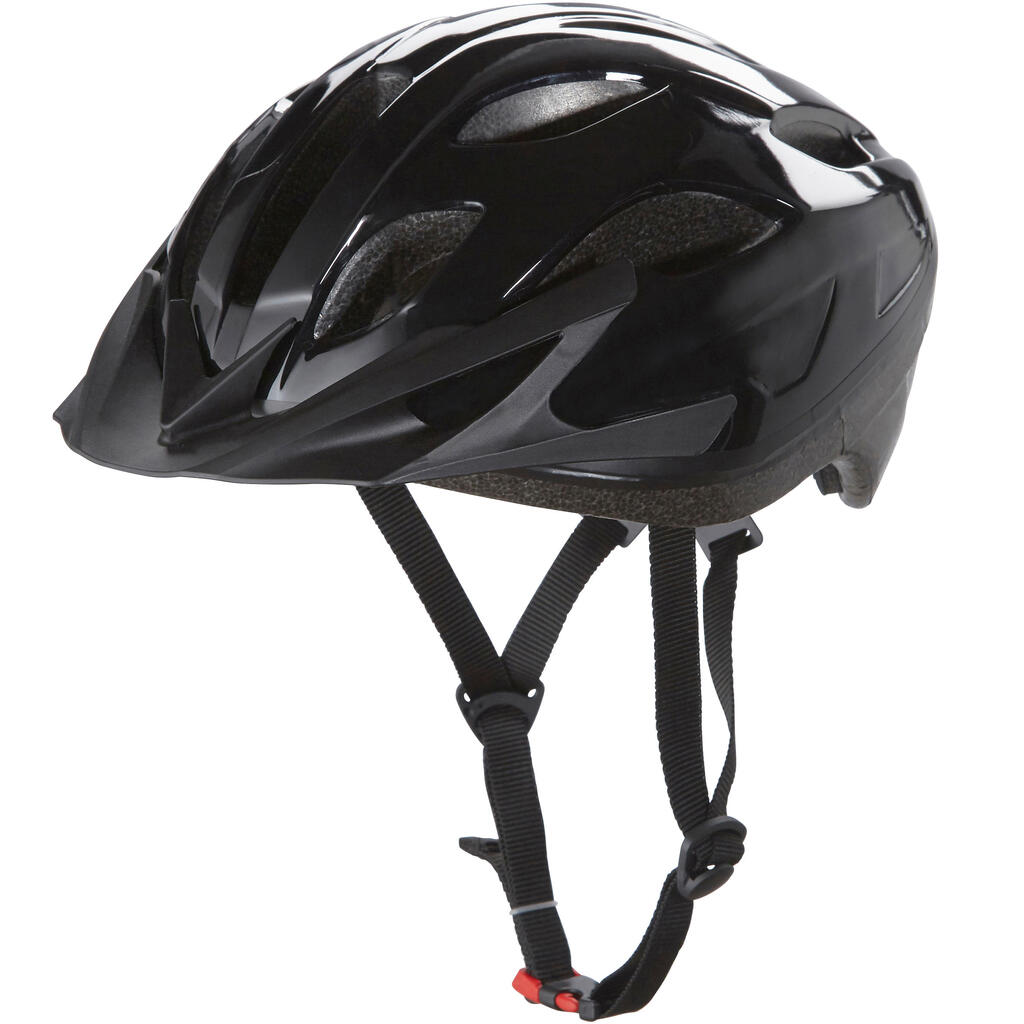 CASCO CICLISMO BICICLETA DE MONTAÑA ST 50 NEGRO