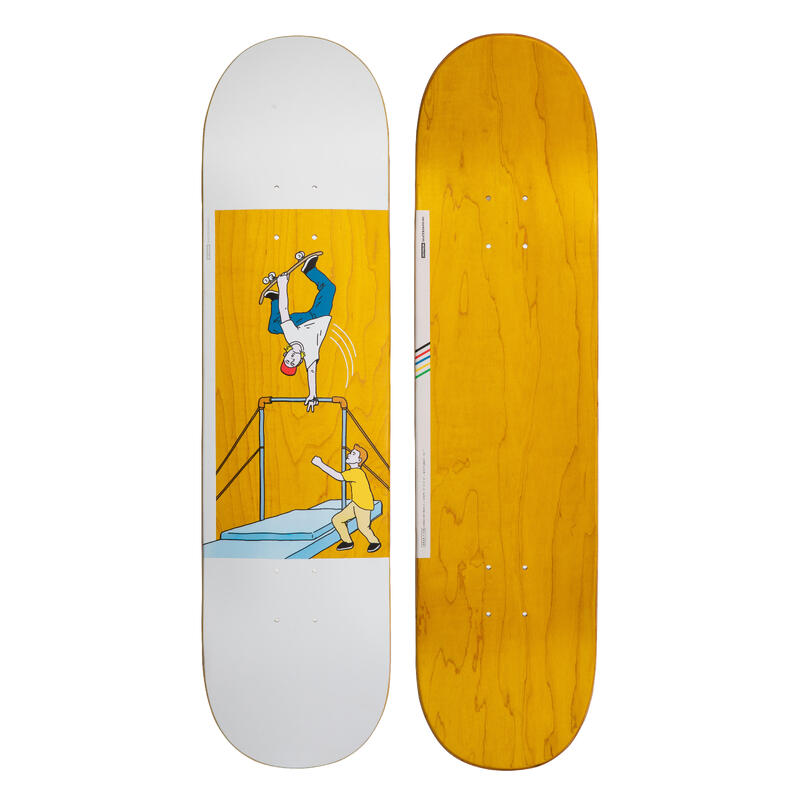 Skateboardová deska Deck 120 8" žlutá 