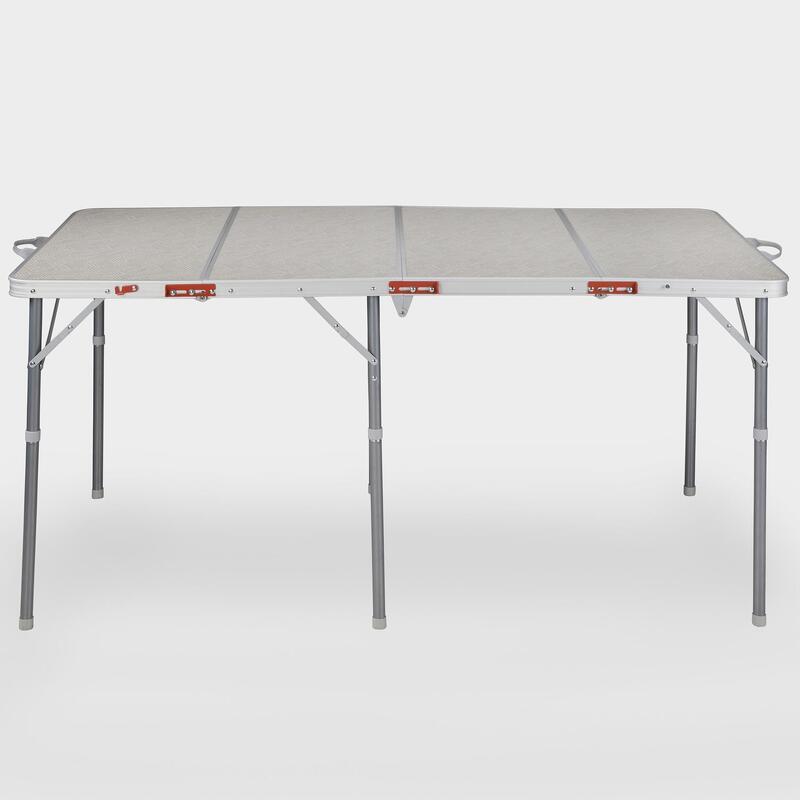 GRANDE TABLE DE CAMPING PLIANTE - 6 À 8 PERSONNES