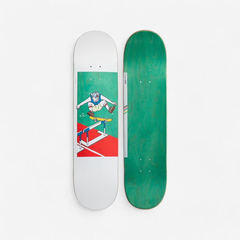 Skateboard deck 120 Bruce maat 7.75" groen