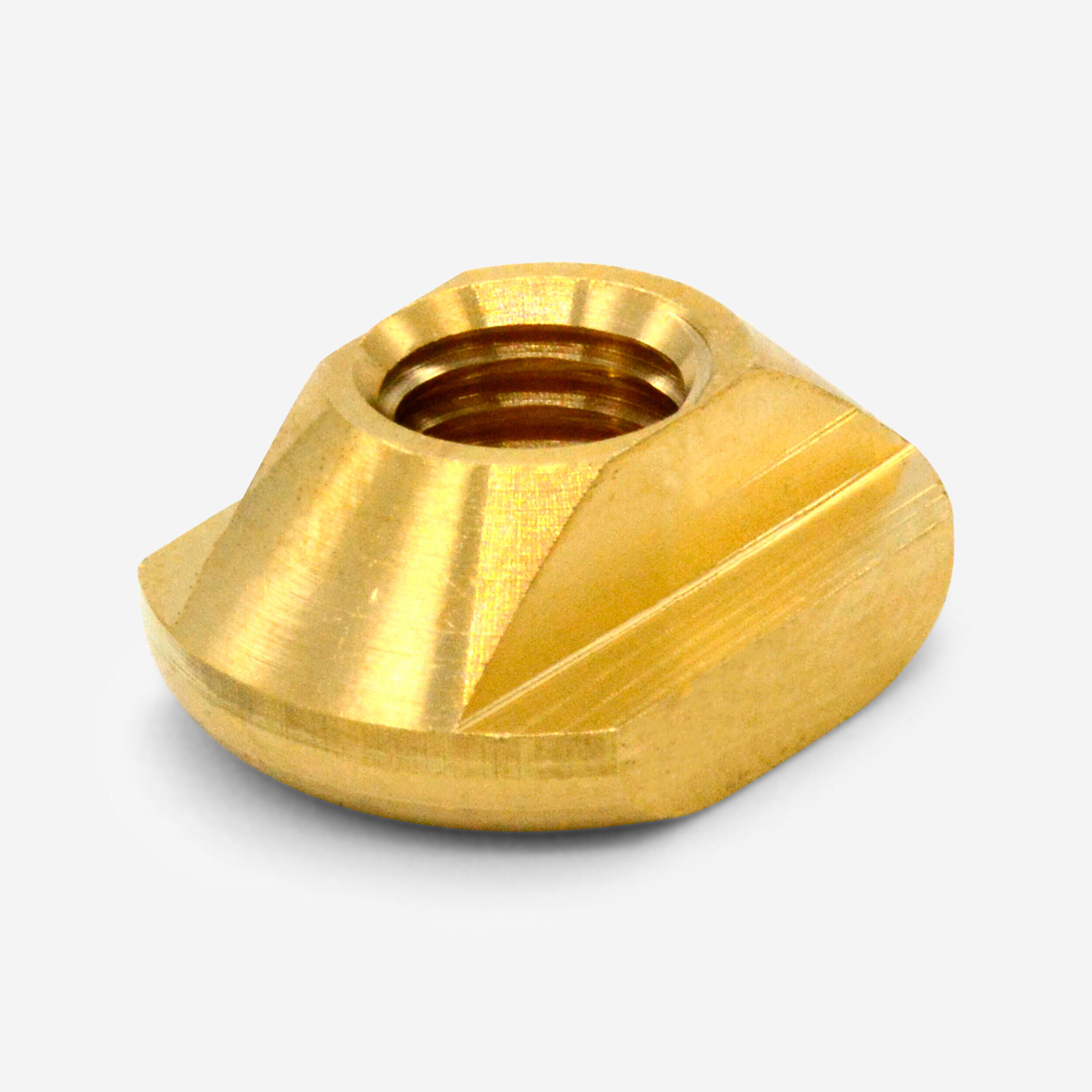 SIDE ON Screw-In Brass Square Nut for Windsurf Board Mast Base Plate.