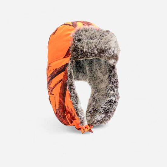 Chapka chasse camouflage orange