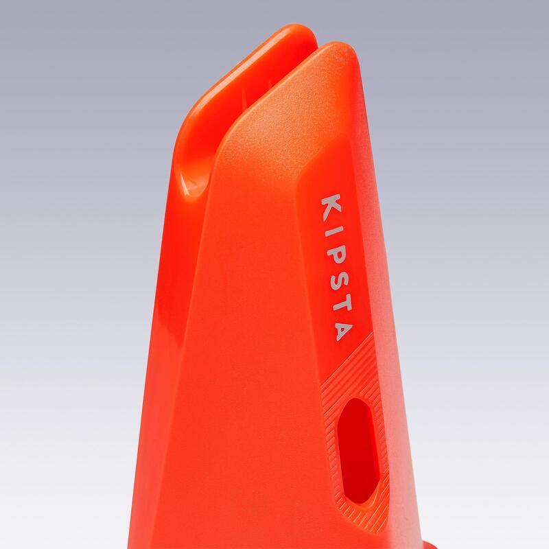 30cm Weighted Training Cones 4-Pack Modular - Orange