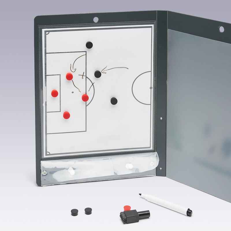 Trademark Innovations Pizarra magnética deportiva con marcadores – perfecta  para entrenar fútbol, baloncesto, hockey y más, color blanco