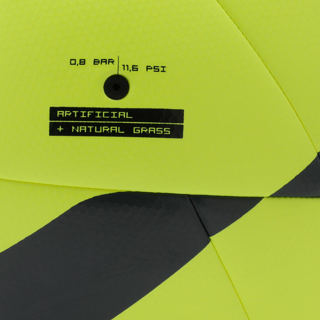 Futbalová lopta F550 Hybride veľkosť 4 žltá