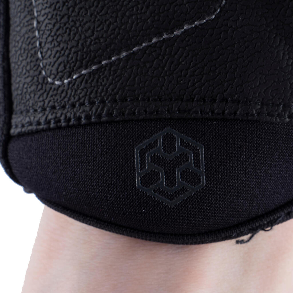 100 Weight Training Gloves - Black/Grey