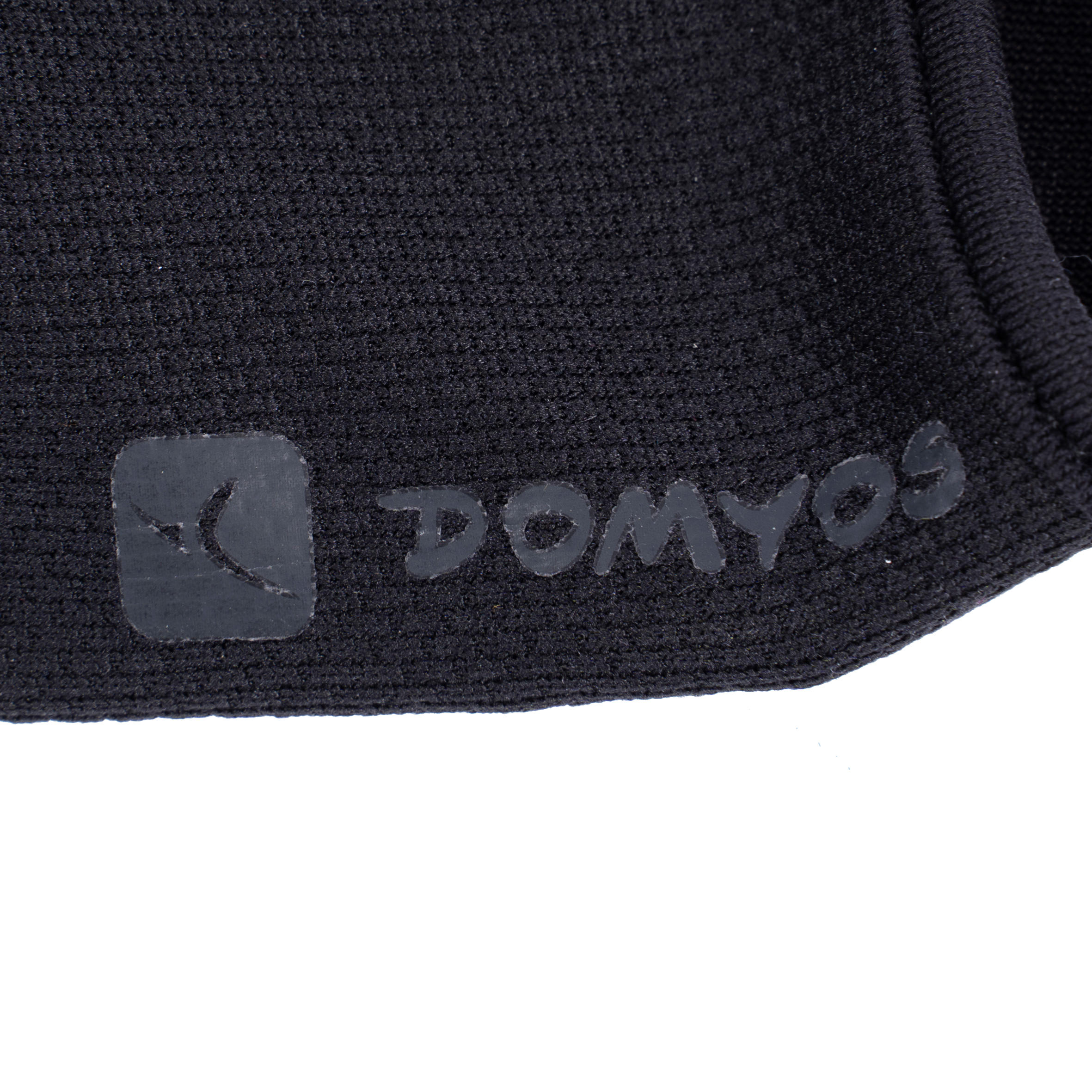 Bodybuilding glove 100 Domyos black gray