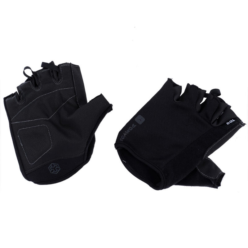 100 Weight Training Gloves - Black/Grey