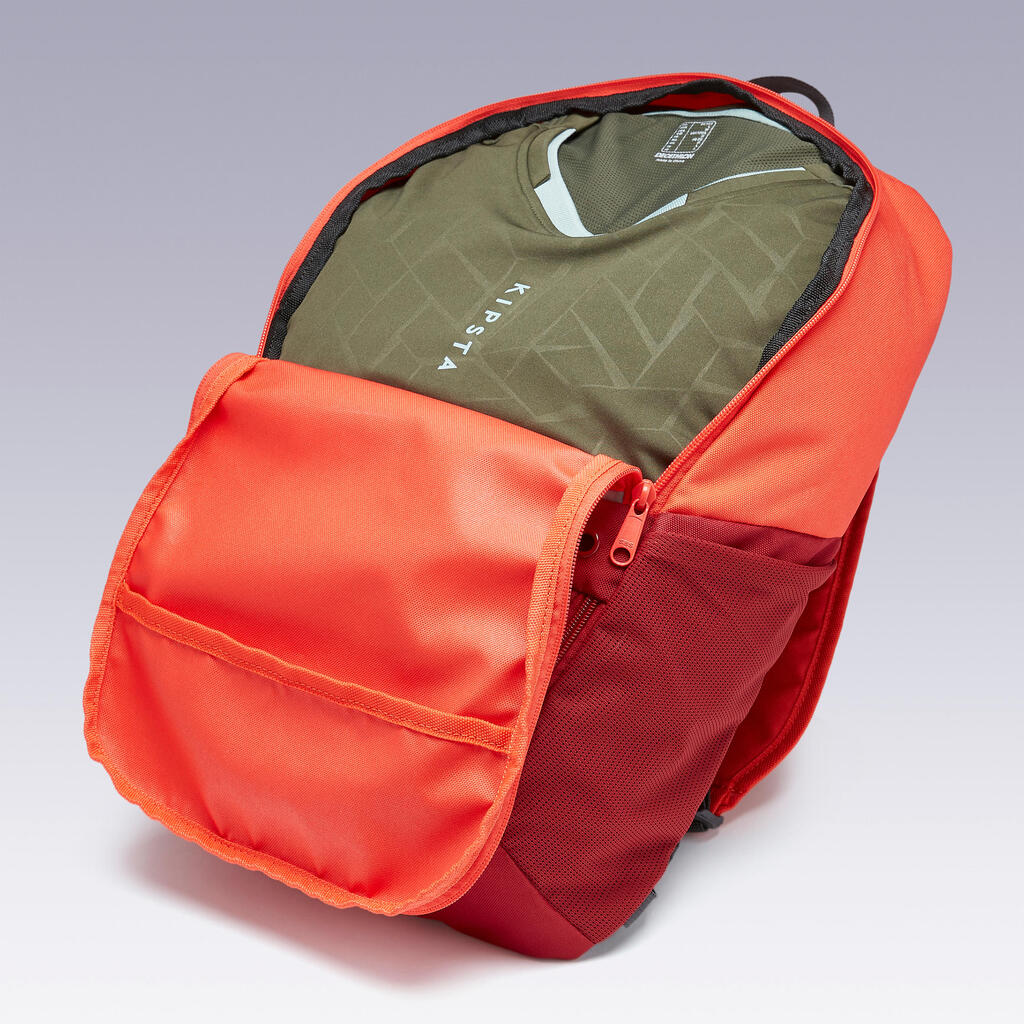 17-Litre Backpack Essential - Coral/Burgundy