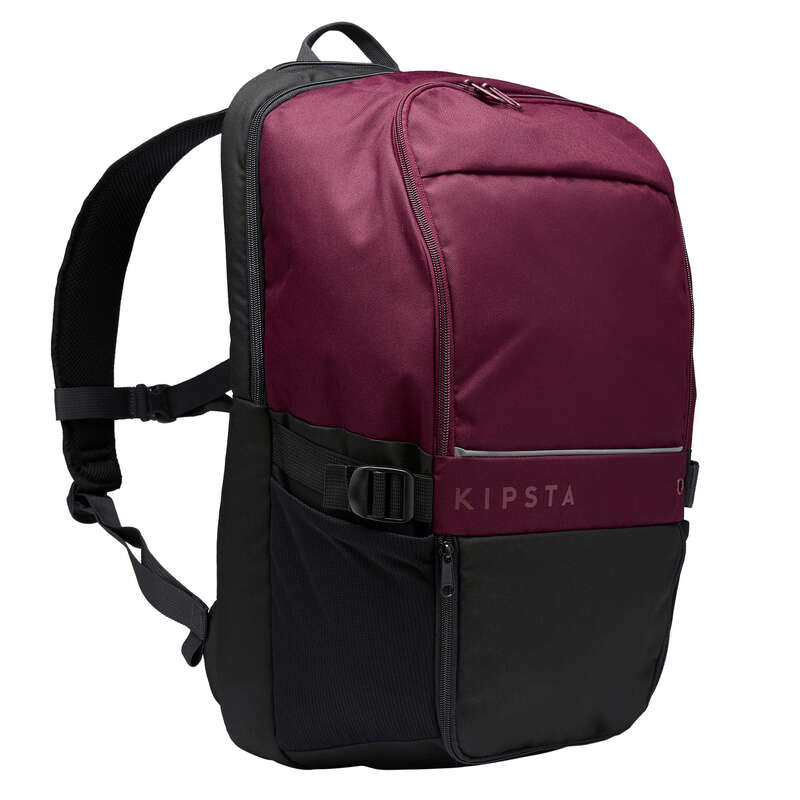 KIPSTA 35L Backpack Essential - Burgundy/Black | Decathlon