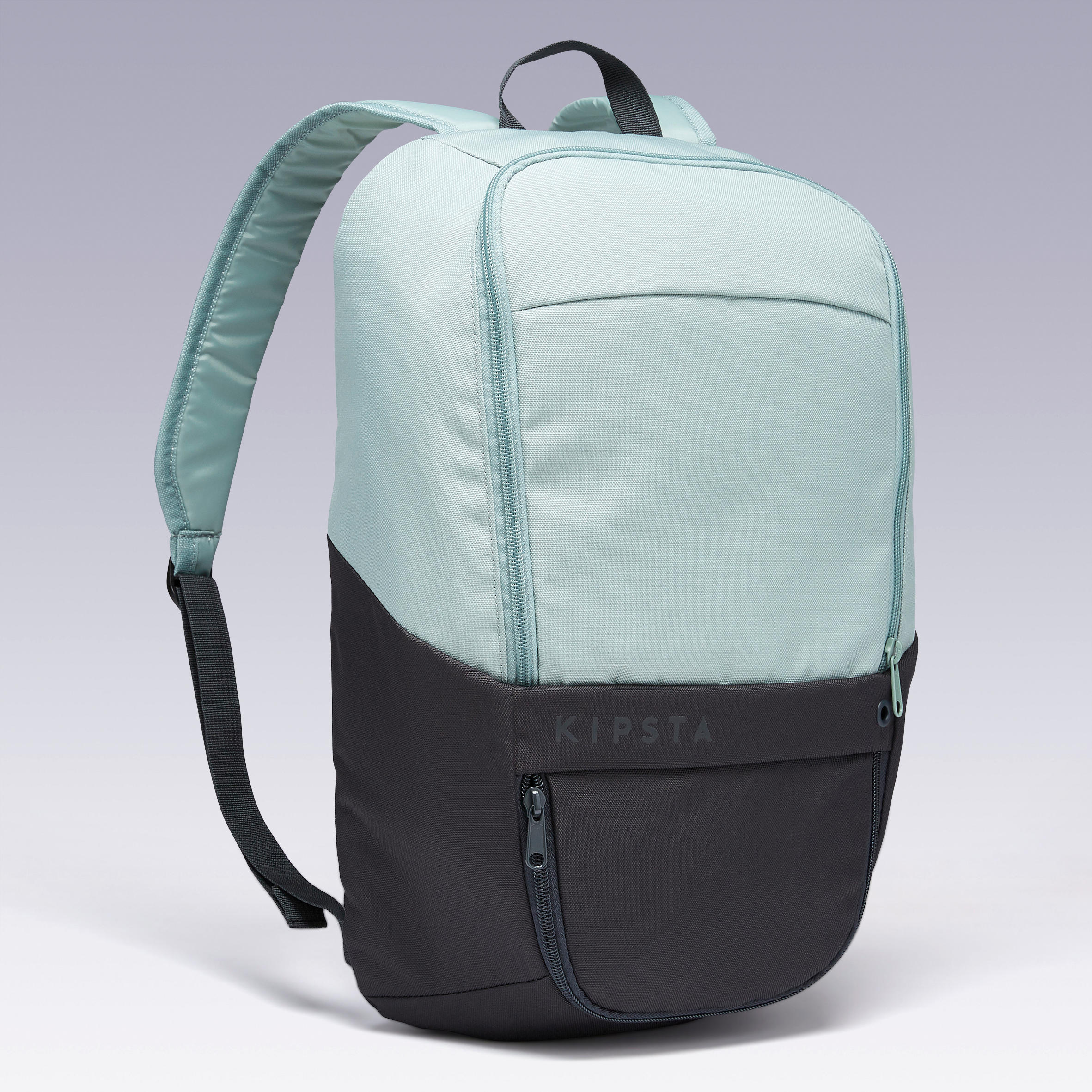 Sac dos ULPP 17L gris et vert clair Decathlon