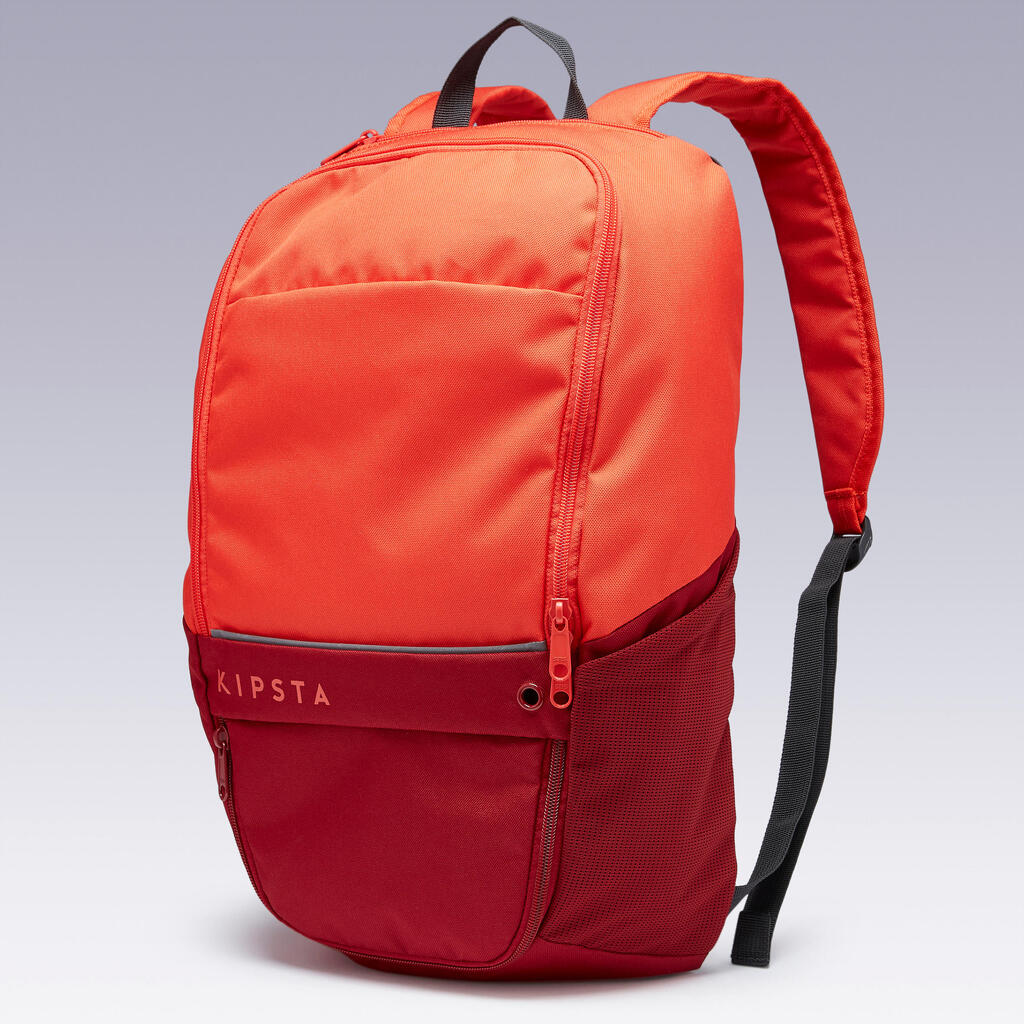 17-Litre Backpack Essential - Coral/Burgundy