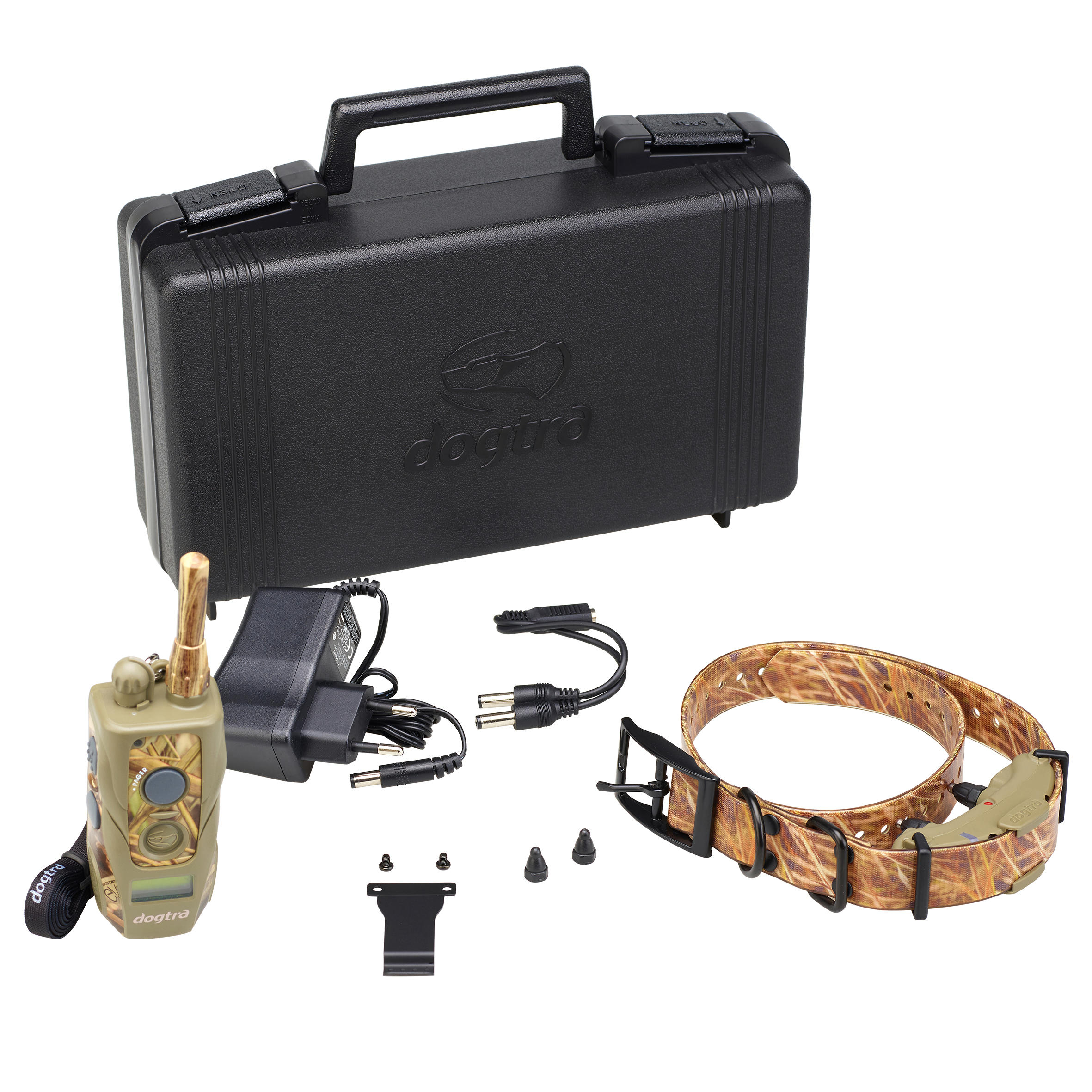 Pack Dogtra Arc 800 camo dog training collar remote control Decathlon