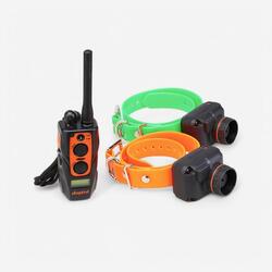 PACK 2 COLLIERS + TÉLÉCOMMANDE DE DRESSAGE ET REPÉRAGE POUR CHIEN DOGTRA 2602T&B