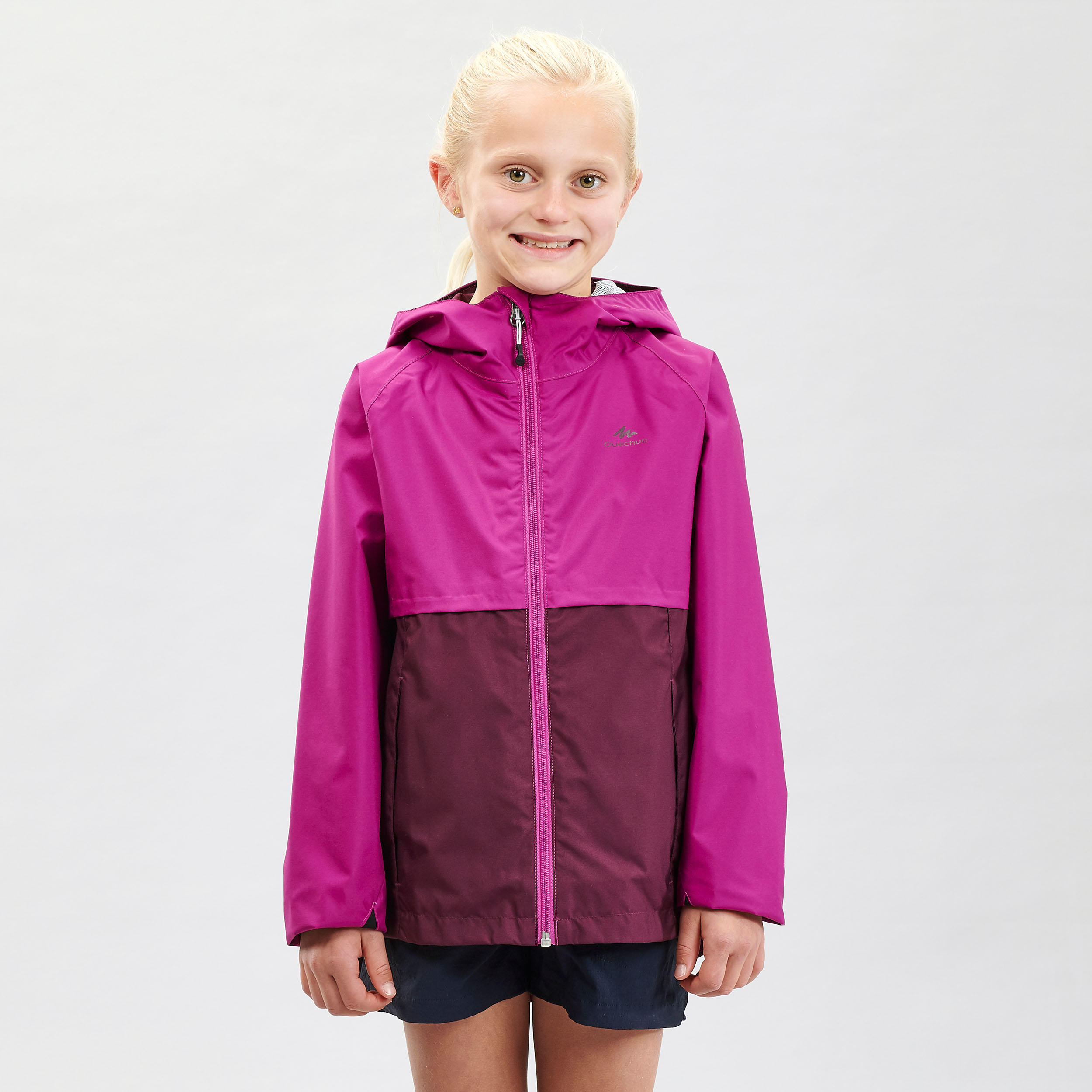 

Kids’ Waterproof Hiking Jacket - MH500 - Age 7-15 years -  By QUECHUA | Decathlon