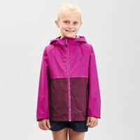 Kids’ Waterproof Hiking Jacket - MH500 - Age 7-15 years