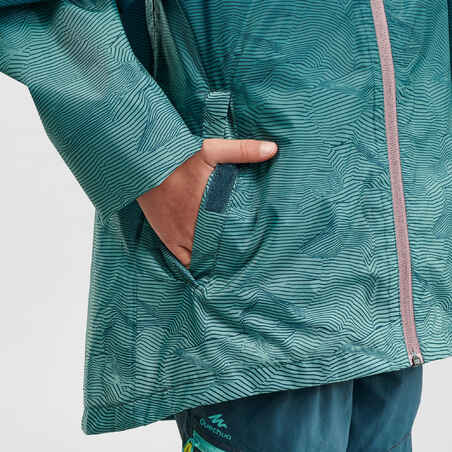 Jaket hiking tahan air anak MH150 - Tosca
