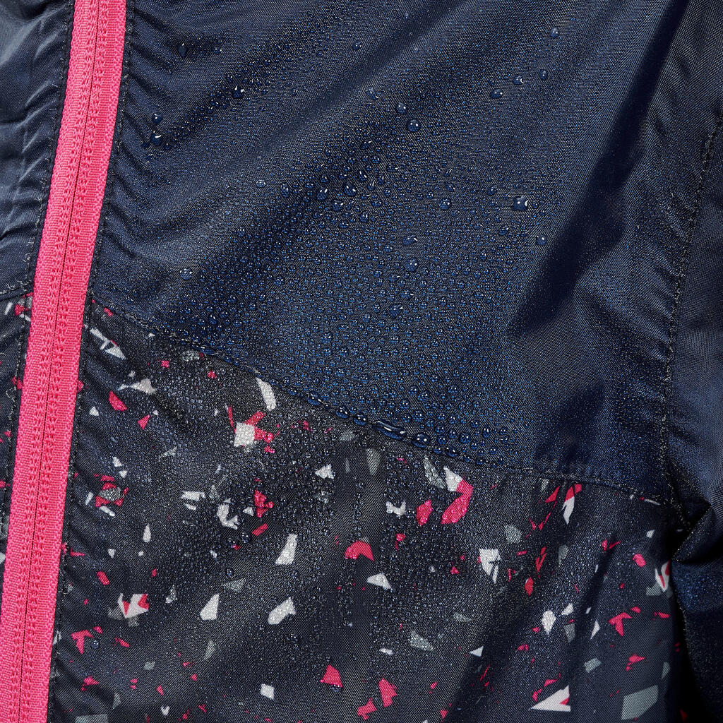 Veste imperméable de randonnée - MH100 zip - enfant 7-15 ans