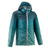 Kids Hiking Waterproof Jacket MH150 Turquoise (7-15 Yrs)