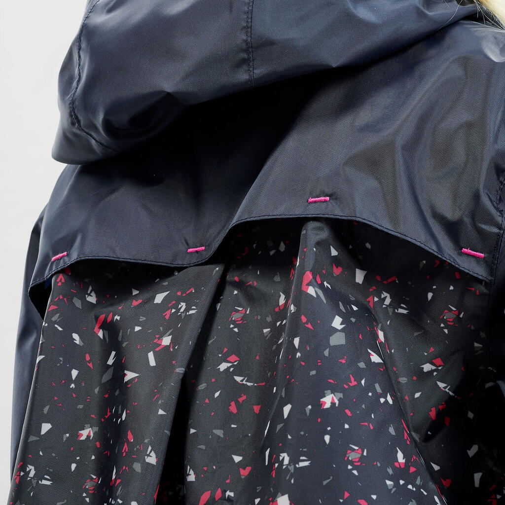 Veste imperméable de randonnée - MH100 zip - enfant 7-15 ans