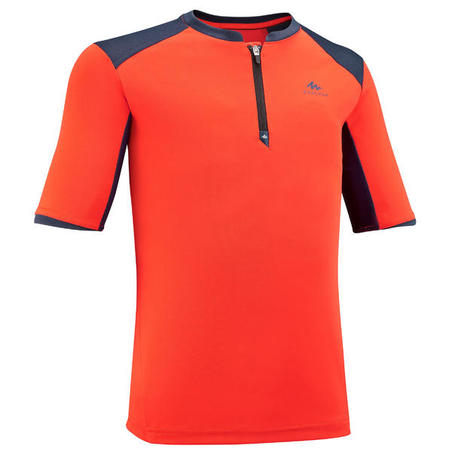 T-Shirt hiking anak - MH550 - oranye