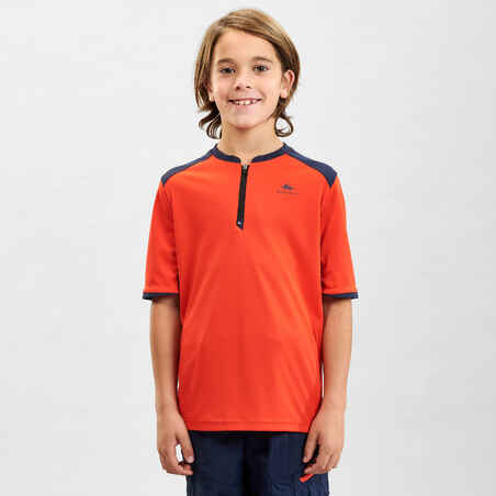 Child's Walking T-Shirt - 7-15 Years - Orange