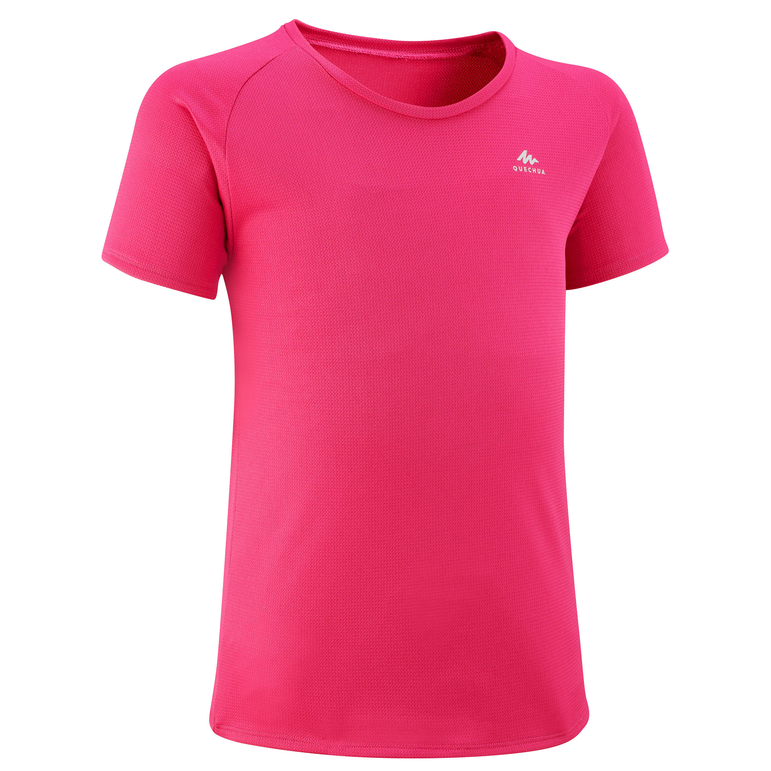 

Kids’ Hiking T-Shirt - MH500 - Pink -  By QUECHUA | Decathlon