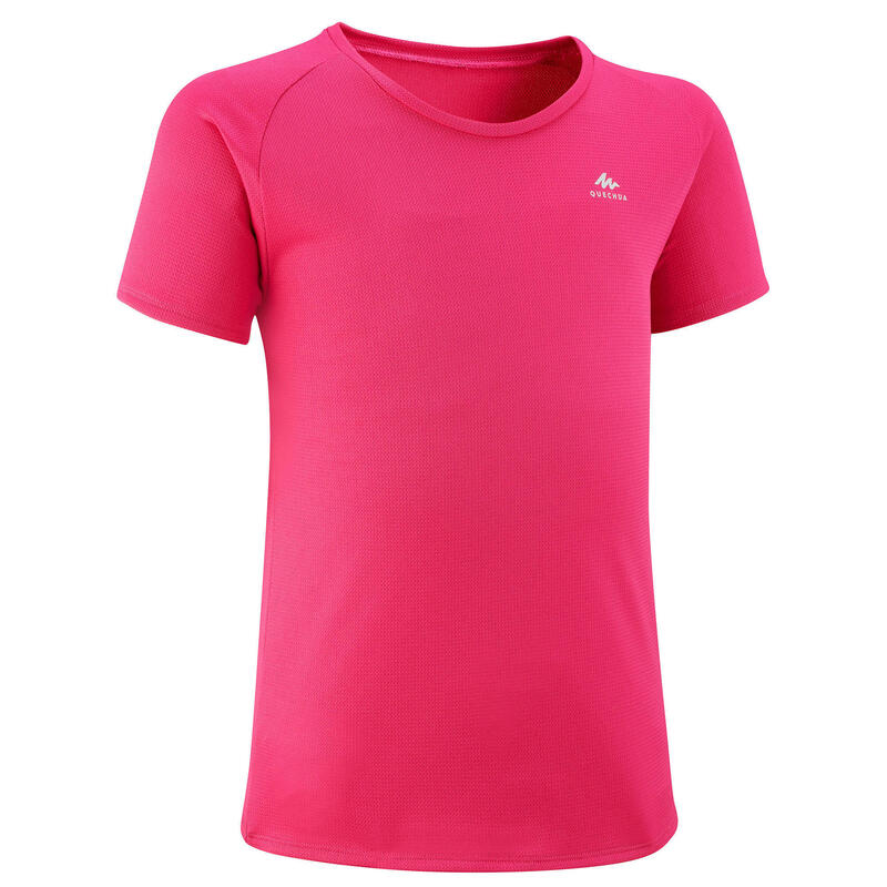 T shirt de randonnée - MH500 rose - enfant 7-15 ans