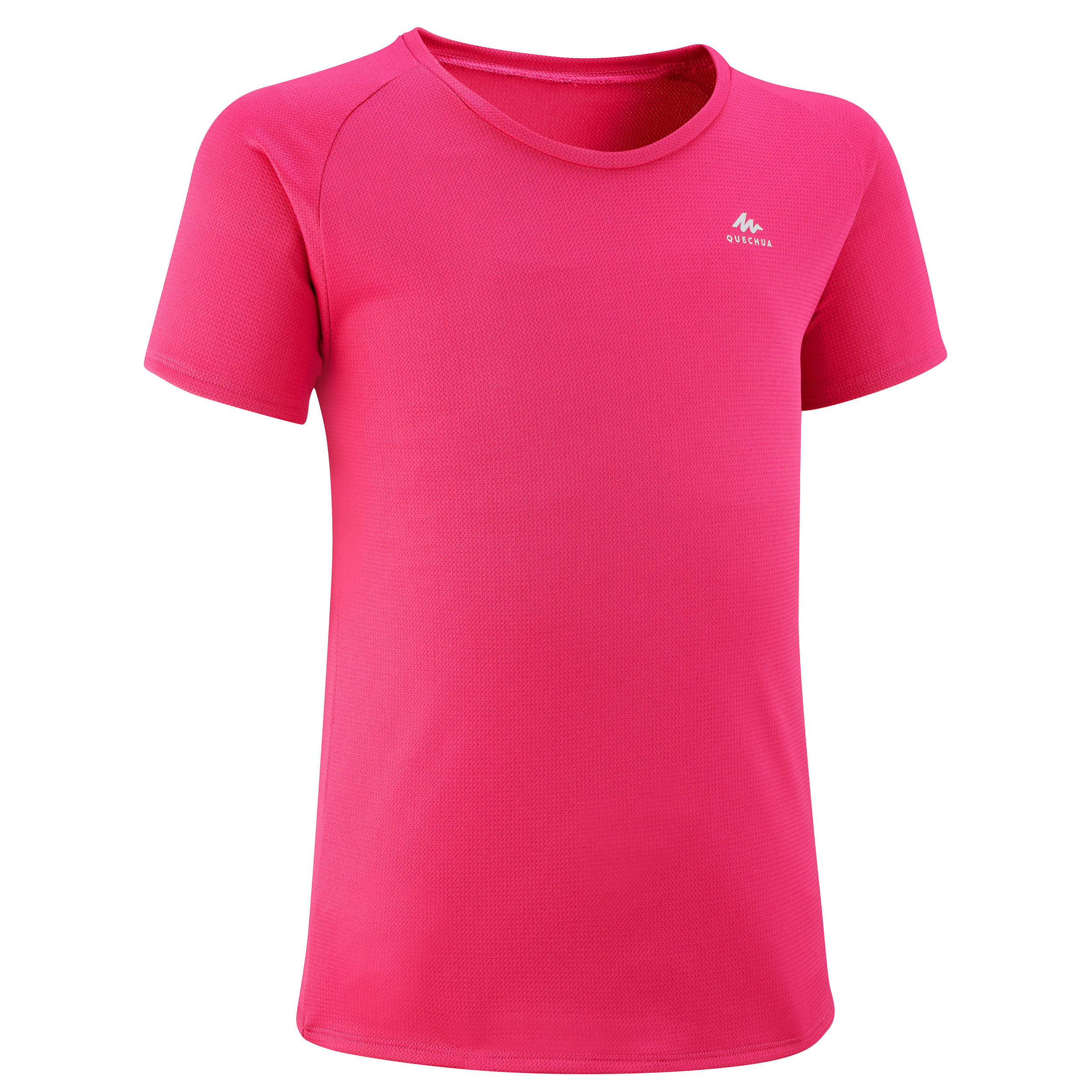 T shirt de randonn e MH500 rose enfant 7 15 ans Decathlon