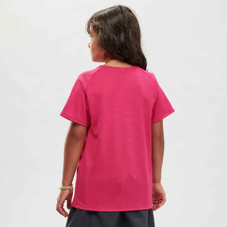 T-shirt Hiking Anak- MH500 - Pink