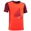 Children's Hiking T-shirt - MH100 - Age 7-15 Years - Orange