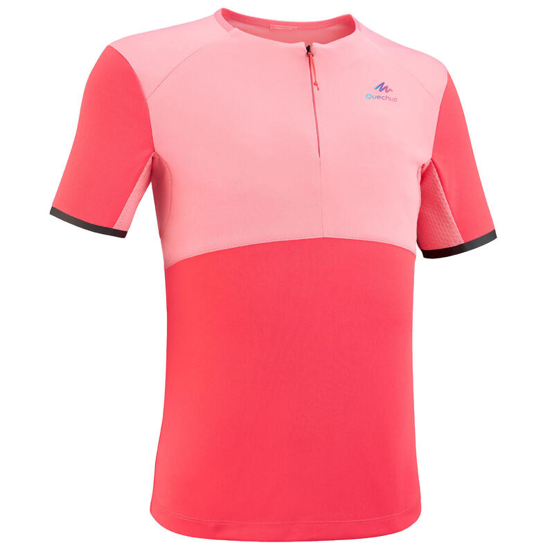 T Shirt de randonnée - MH550 rose - enfant 7-15 ans