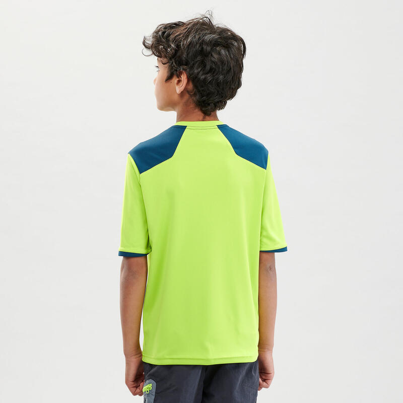 T-Shirt de randonnée - MH550 vert - enfant 7-15 ANS