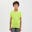 Camiseta de montaña y trekking manga corta Niños 7-15 años Quechua MH500 verde