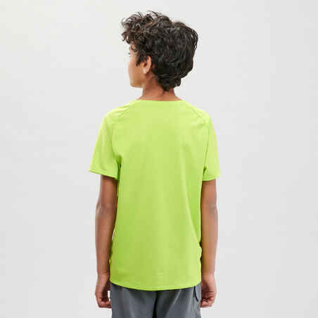 Wandershirt kurzarm MH500 Kinder Gr. 122–170 grün