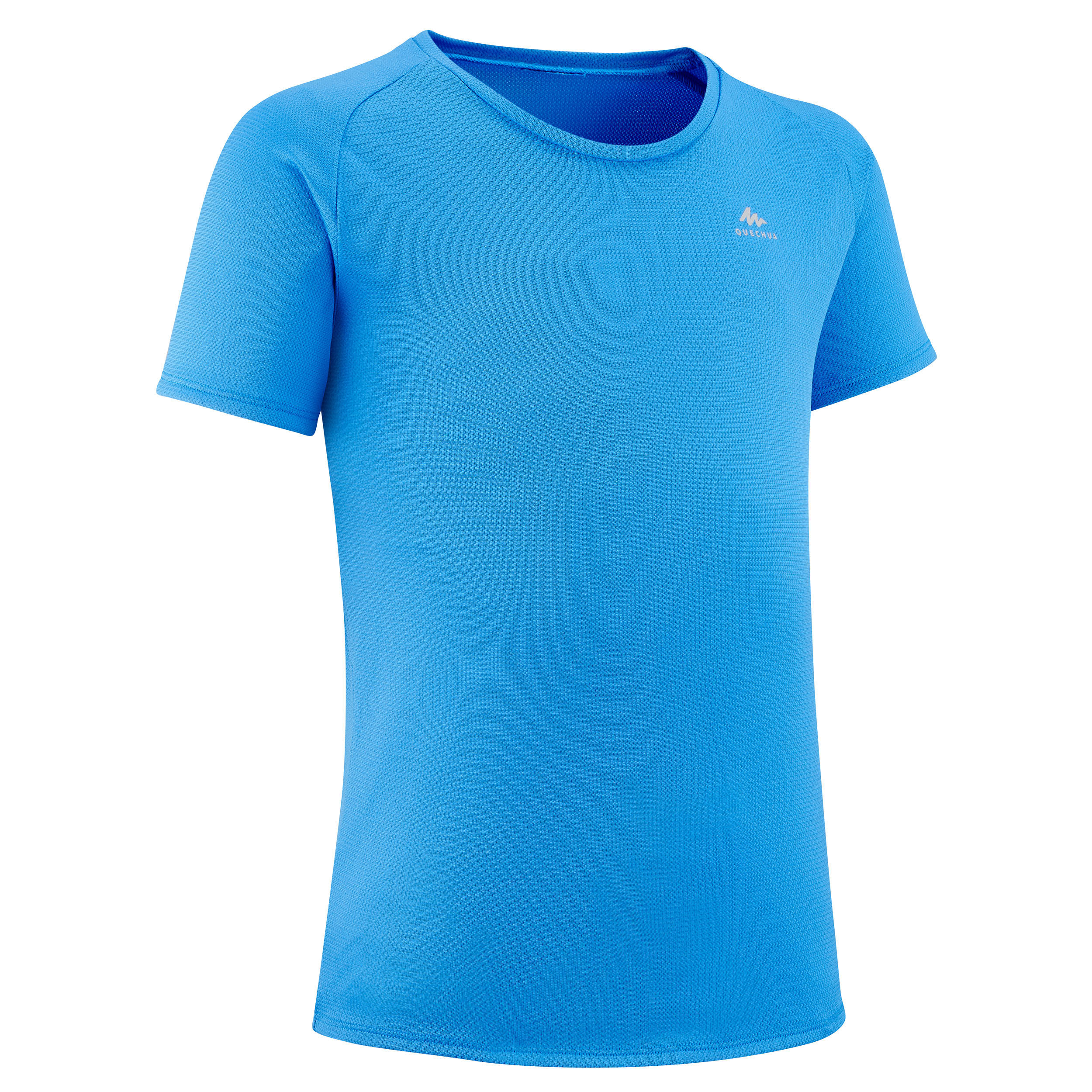 

Kids' Hiking T-Shirt - MH500 Aged 7-15 - Blue -  By QUECHUA | Decathlon