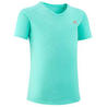 Kid's Mountain Hiking T-Shirt - MH500 Aged 7-15 - Turquoise