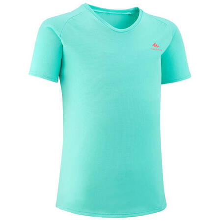 Kids' Hiking T-Shirt - MH500 Aged 7-15 - Turquoise