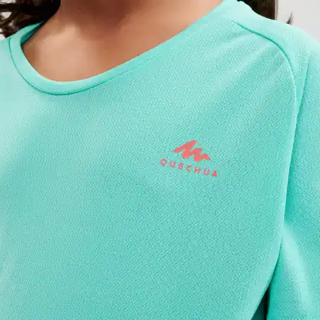 Kids' Hiking T-Shirt - MH500 Turquoise