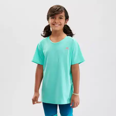 Kids' Hiking T-Shirt - MH500 Turquoise