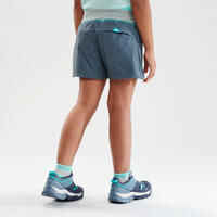 Kids’ Hiking Shorts -  MH500 - Dark grey - Ages 7-15