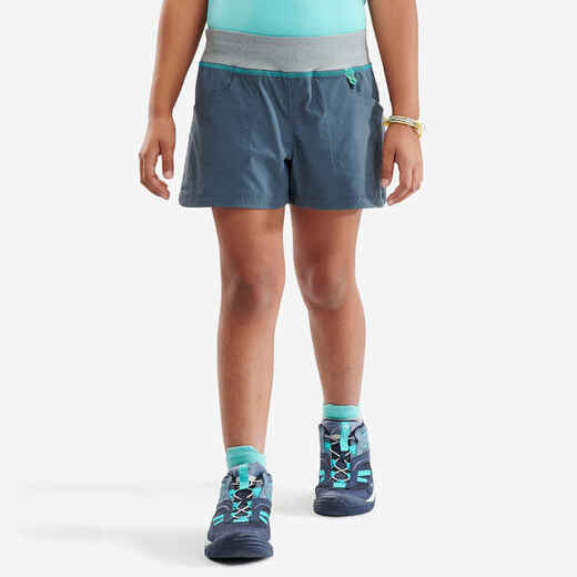 
      Kids’ Hiking Shorts -  MH500 - Dark grey - Ages 7-15
  