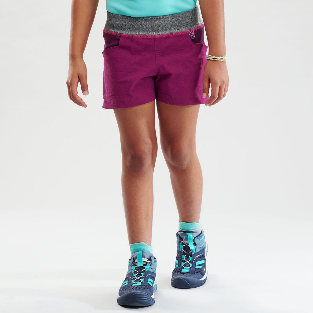 Wandershorts Kinder Grösse 122–170 - MH500 rosa