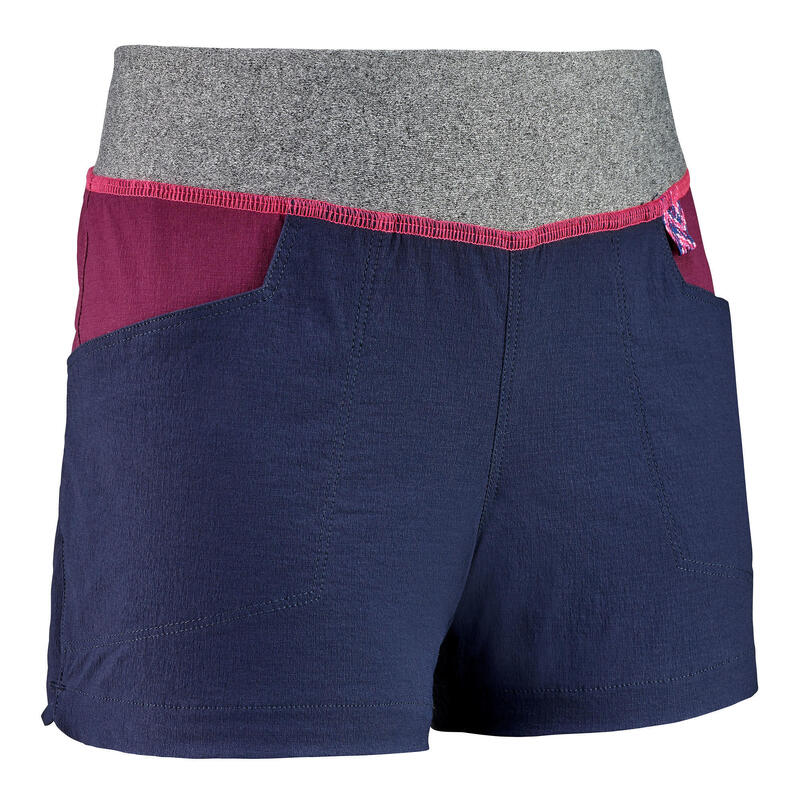 Short de randonnée - MH500 bleu foncé - enfant 7-15 ans -