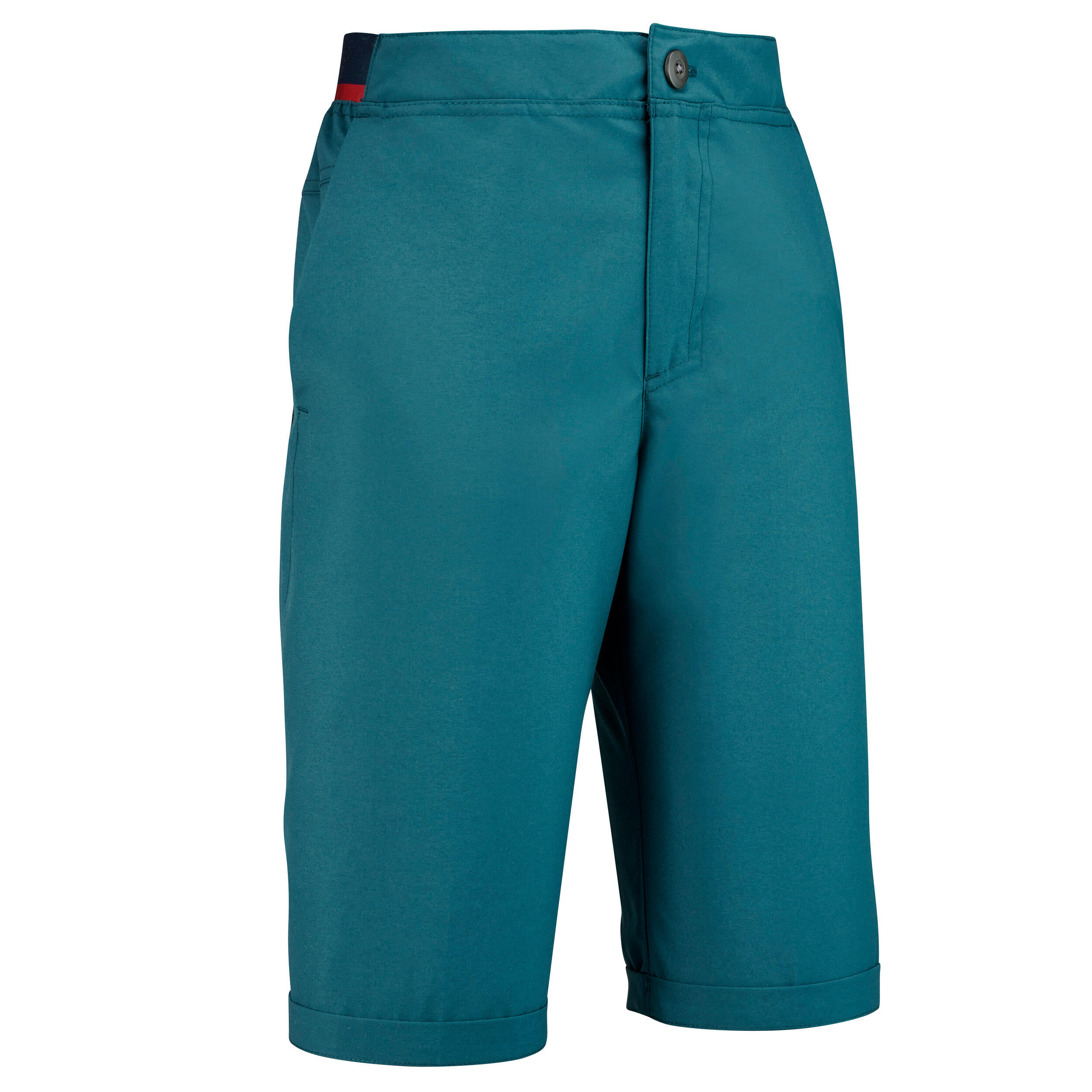 Pantalon scurt Drumeție MH100 Verde Copii 7-15 ani 7-15